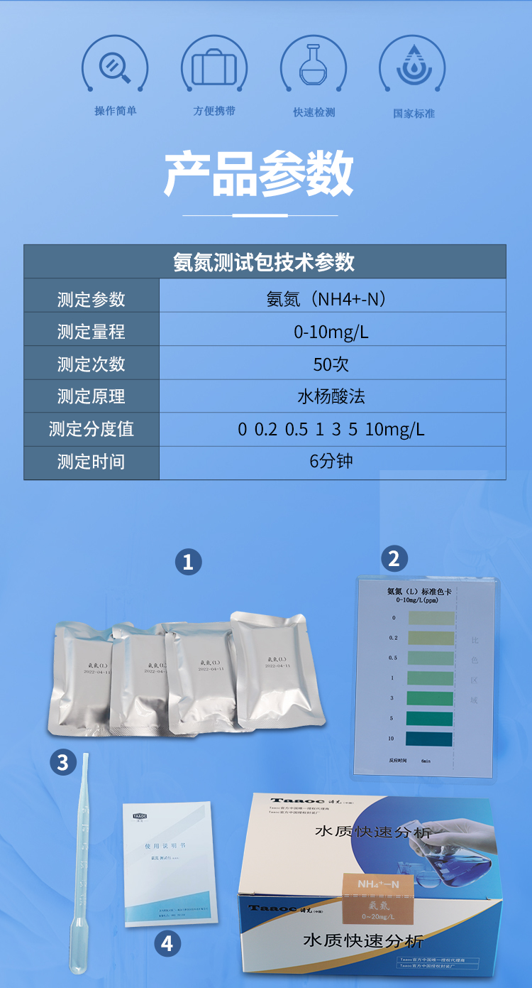 氨氮檢測試劑包